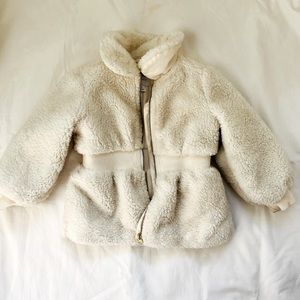 Janie & Jack Toddler Girl Fur Coat Size 2T